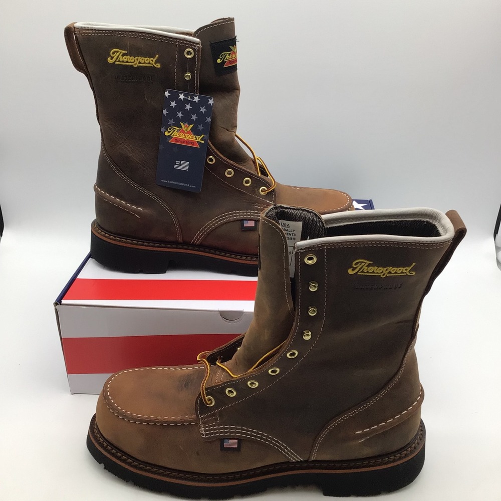 Thorogood Mens Size 11 2E 1957 Series 8" Crazy Horse Steel Toe Work Boots NEW